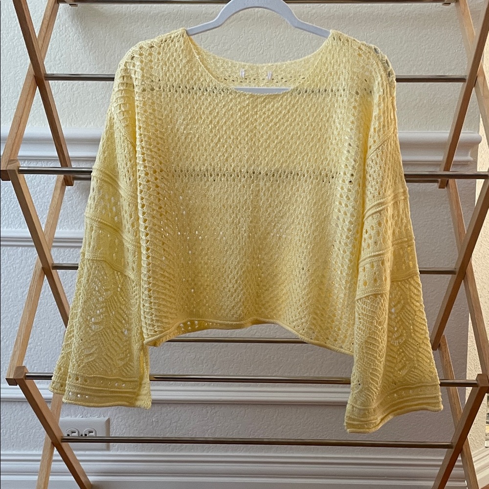 Yellow Knit Sweater